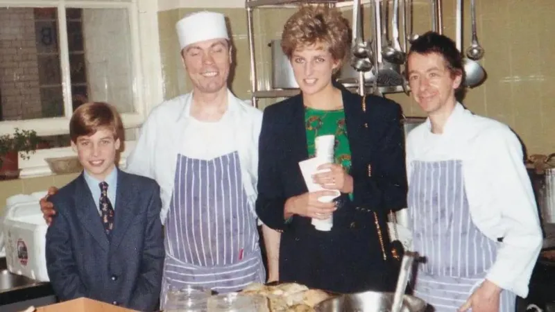 O Príncipe William visitou a Passagem pela primeira vez com sua mãe, a Princesa Diana, quando tinha 11 anos