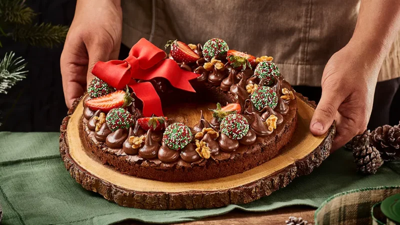 Brownie Guirlanda de Natal