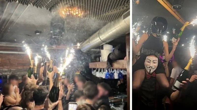 Fogos de artifício em garrafas de champanhe provavelmente causam incêndio mortal em um bar suíço